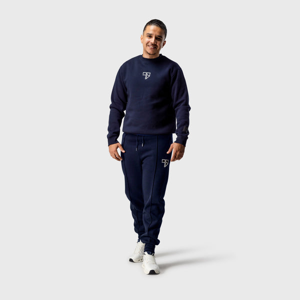 Nevio trainingspak met sweater | navy blauw - HEREN