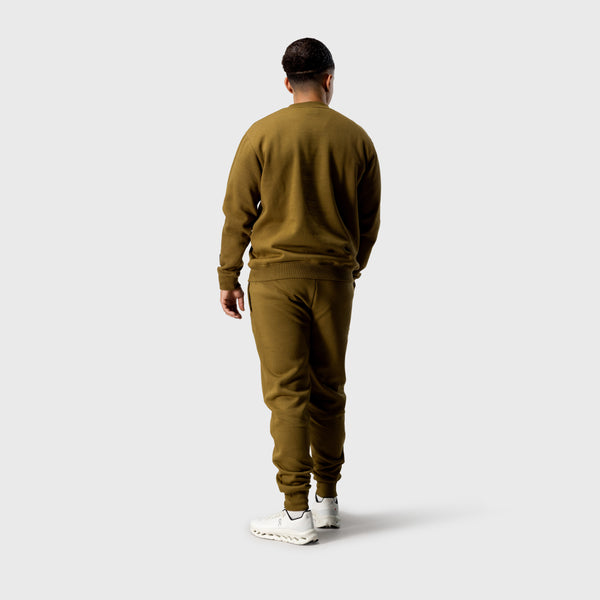 Nevio trainingspak met sweater | army groen - HEREN