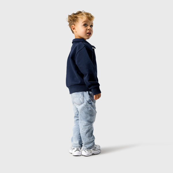 Polo Sweater | navy blauw - KIDS