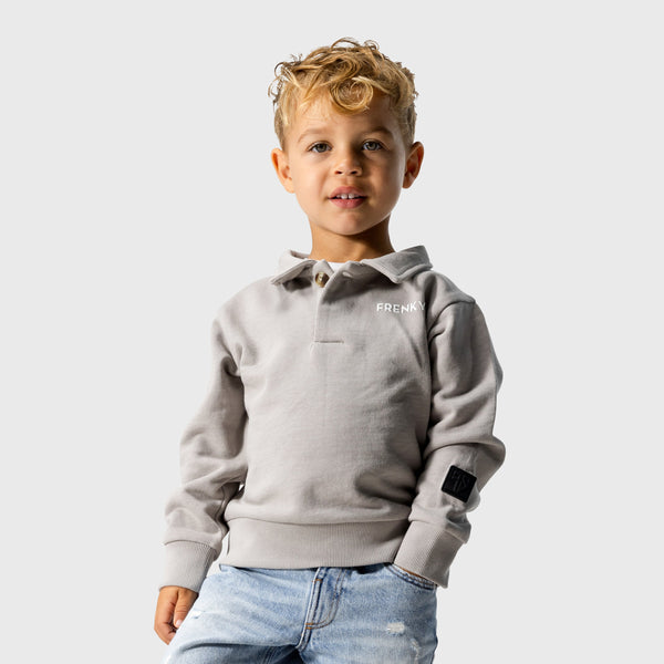 Polo Sweater | taupe - KIDS