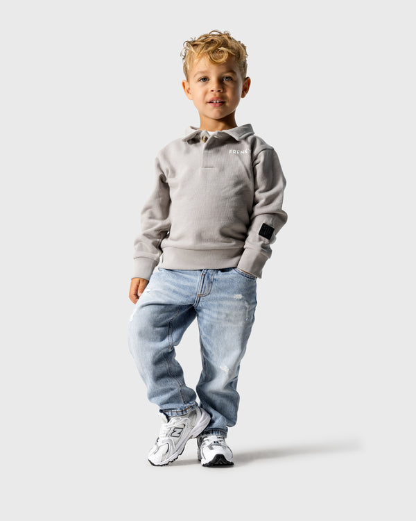 Polo Sweater | taupe - KIDS