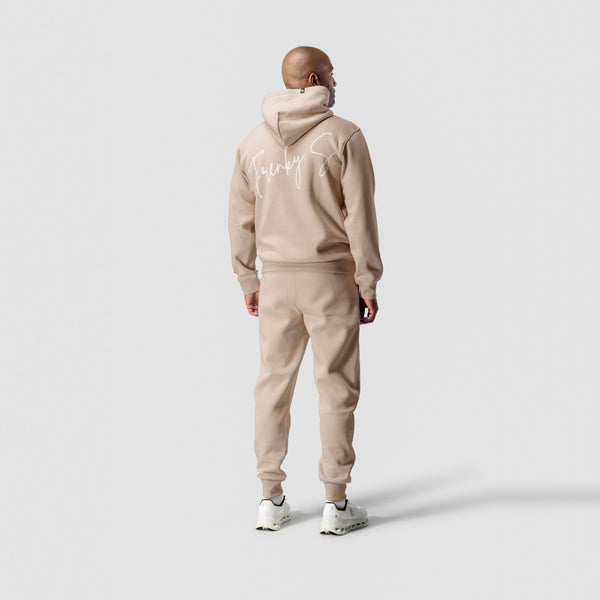 Enzo trainingspak met hoodie | beige - HEREN