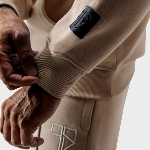 Enzo trainingspak met hoodie | beige - HEREN