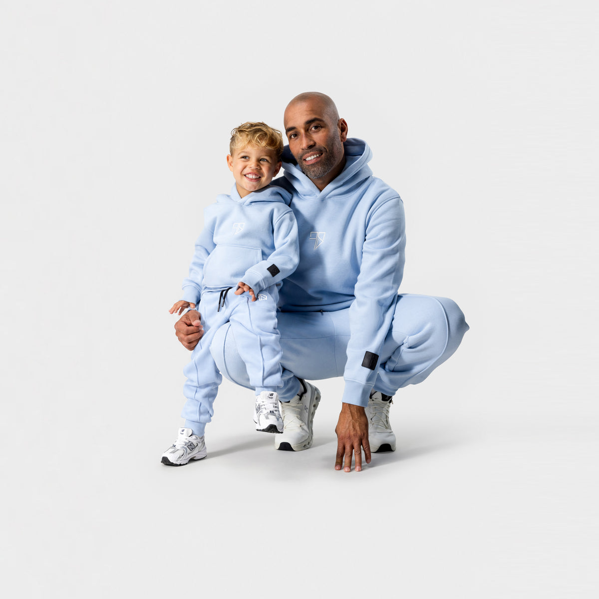 Enzo trainingspak met hoodie | lichtblauw - VADER + ZOON