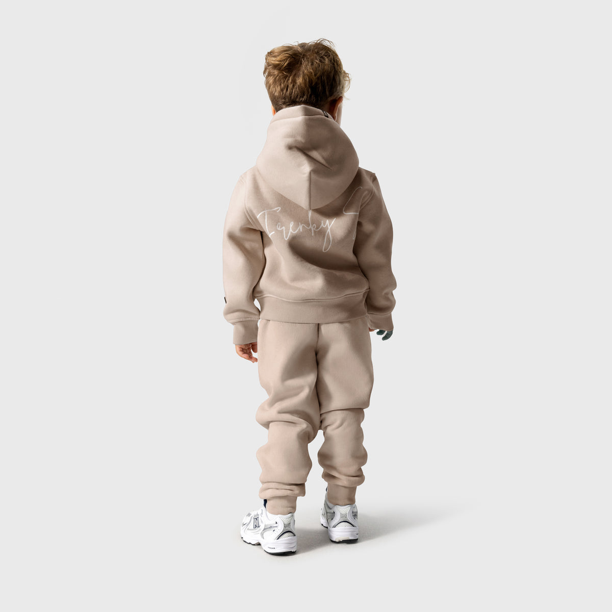 Enzo trainingspak met hoodie | beige - KIDS