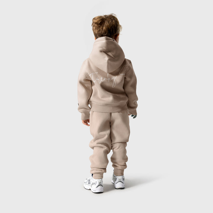 Enzo trainingspak met hoodie | beige - KIDS
