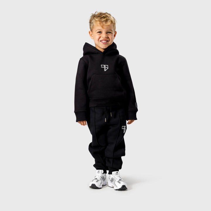 Enzo trainingspak met hoodie | zwart - KIDS