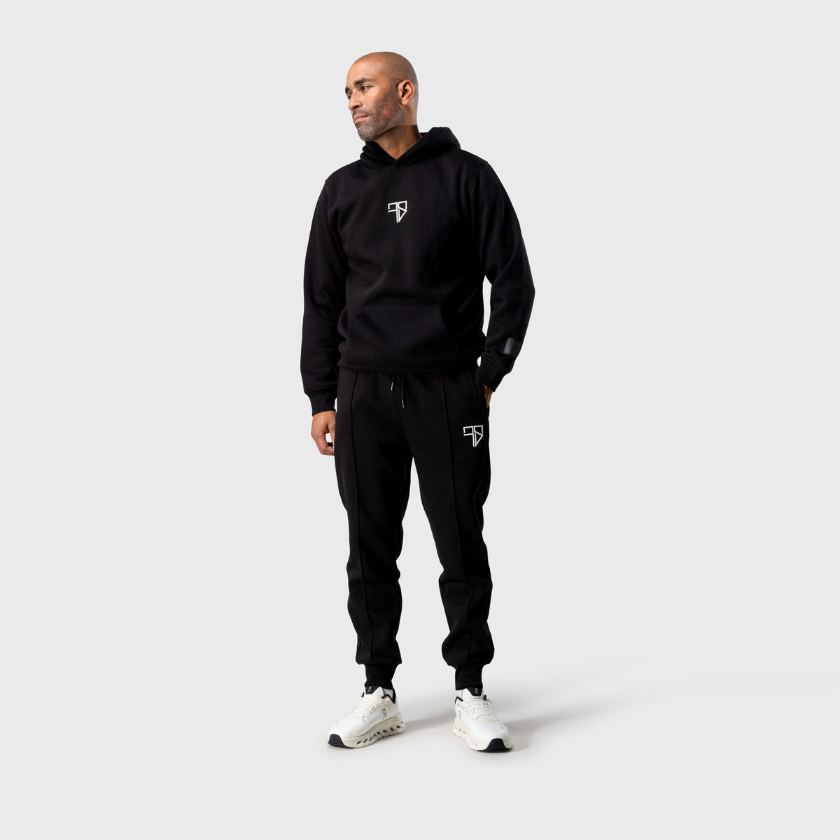 Enzo trainingspak met hoodie | zwart - VADER + ZOON