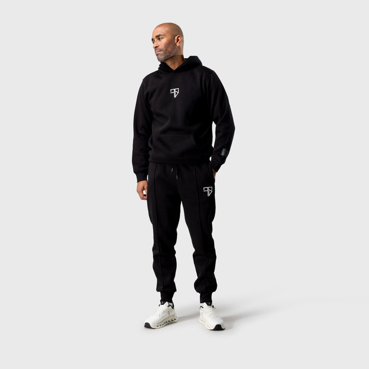 Enzo trainingspak met hoodie | zwart - VADER + ZOON