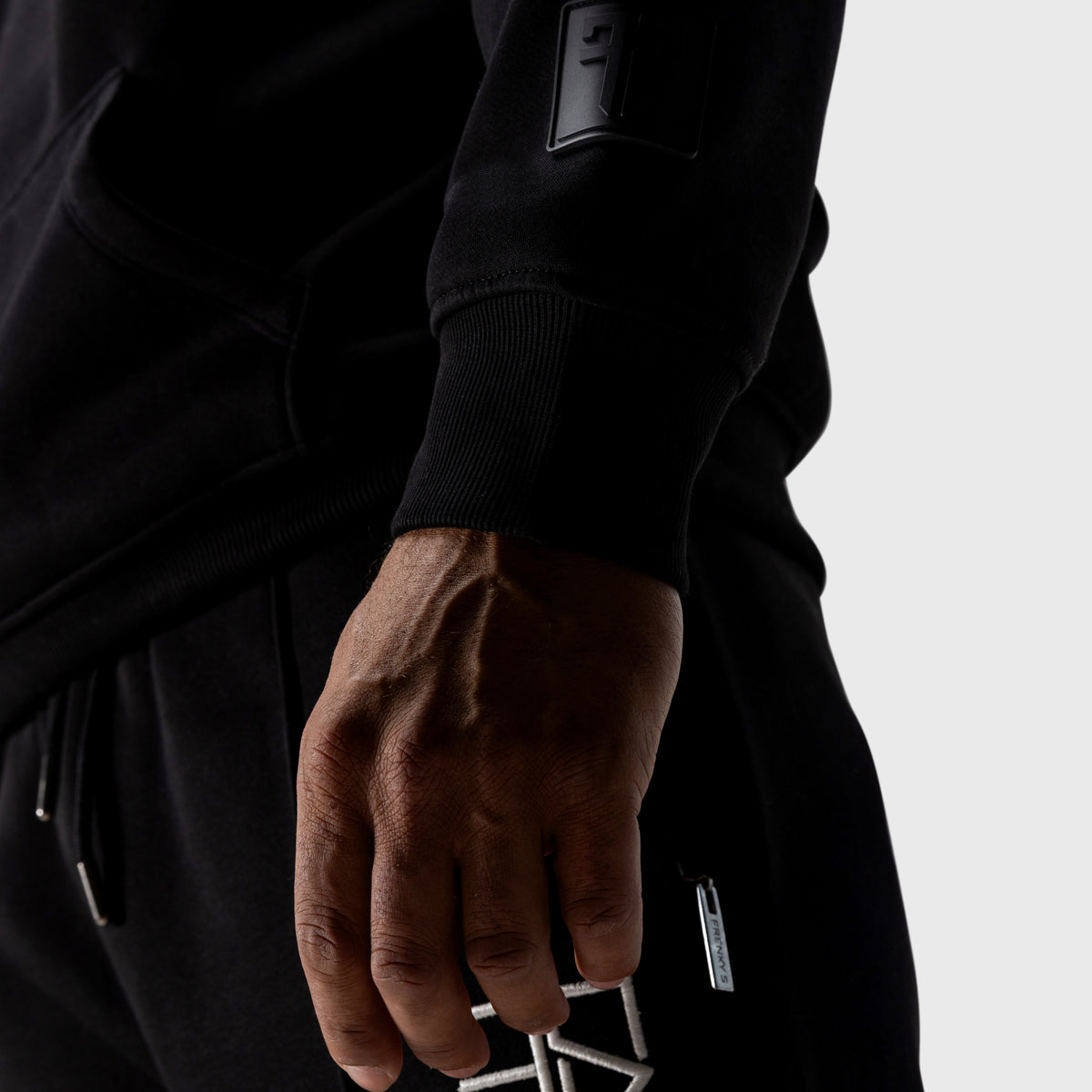 Enzo trainingspak met hoodie | zwart - VADER + ZOON