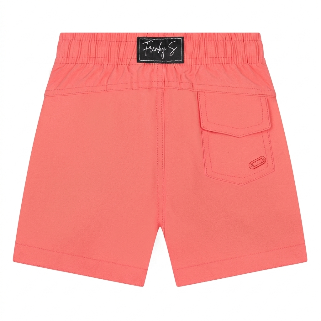 Matching vader en zoon neon roze zwembroek Frenky S kids