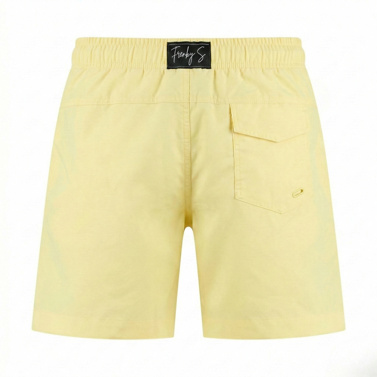 Matching heren en kids zwembroek butter yellow Frenky S