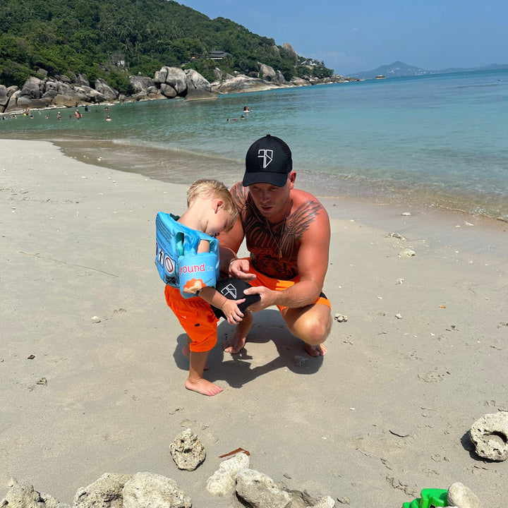 SAMUI zwembroek | oranje - ADULT - Frenky S -Vader en zoon kleding