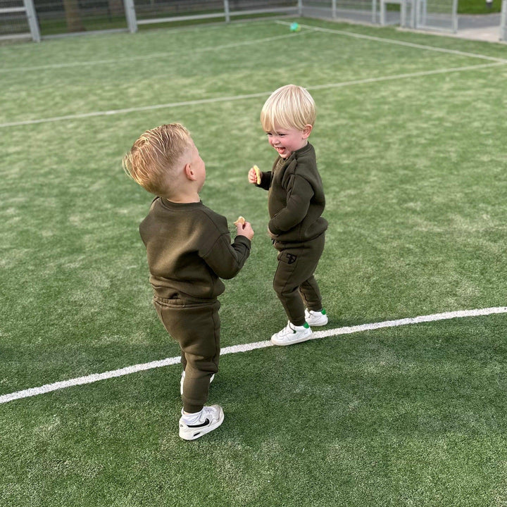 NEVIO Tracksuit | army groen - BABY - Frenky S -Vader en zoon kleding