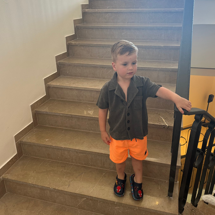 Bali shirt | army groen - KIDS