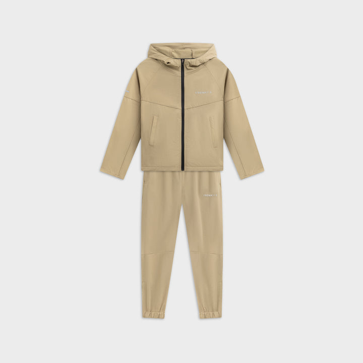 Kinder trainingspak jongens beige Active suit Frenky S, jacket en pants
