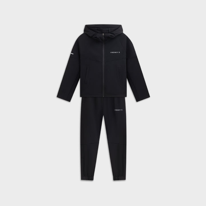 Kinder trainingspak jongens zwart Active suit Frenky S, jacket en pants