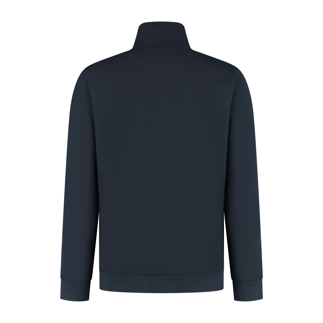 LUNIO halfzip Sweater | donkerblauw - VADER & ZOON