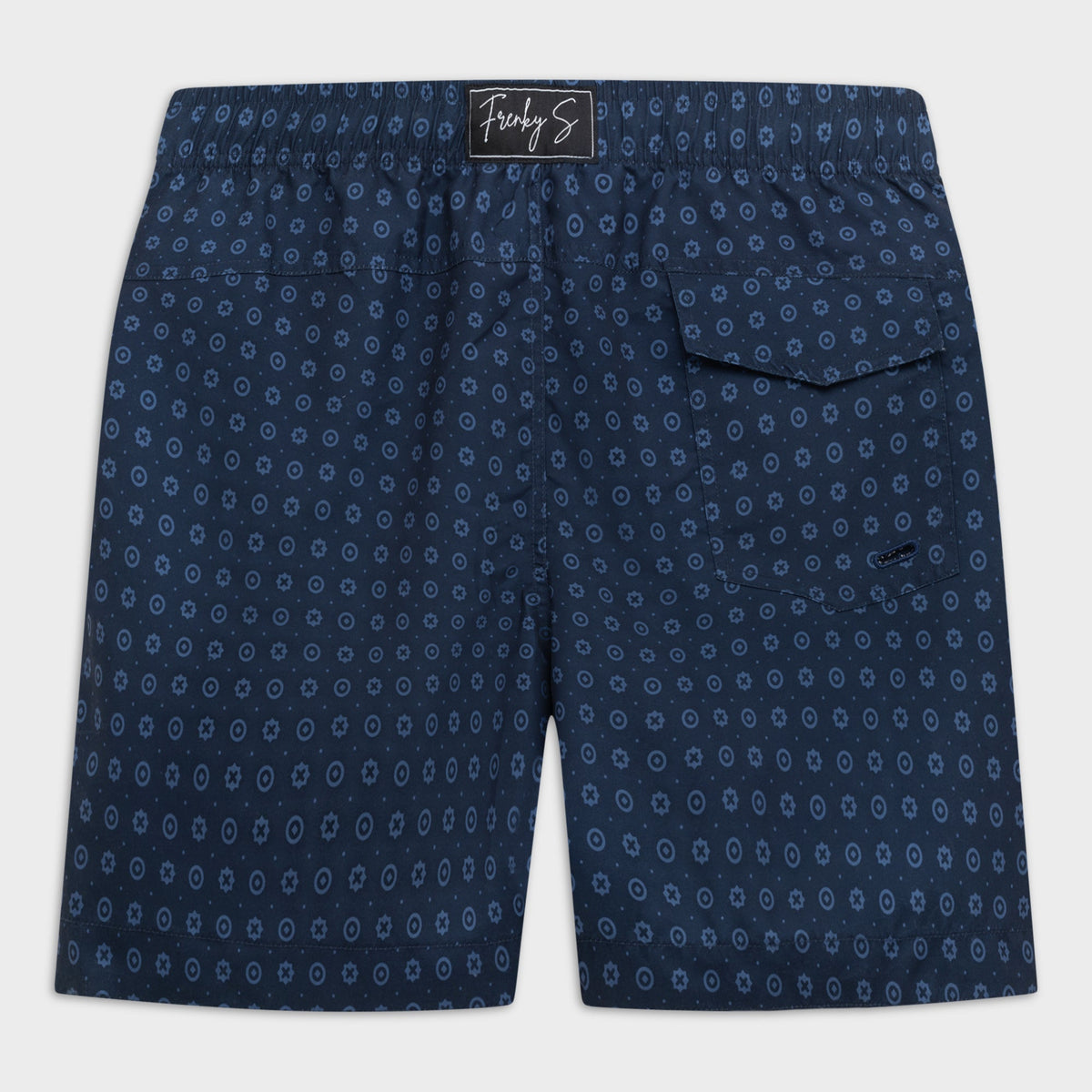 Samui luxe blauw heren zwembroek limited edition voorkant