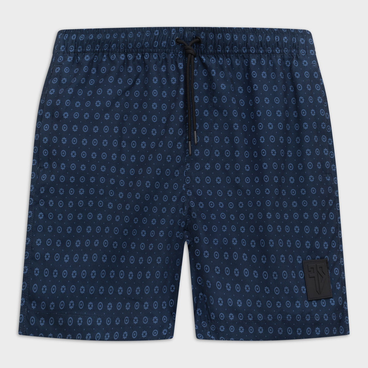 Heren zwembroek luxe blauw limited edition Frenky S designer print