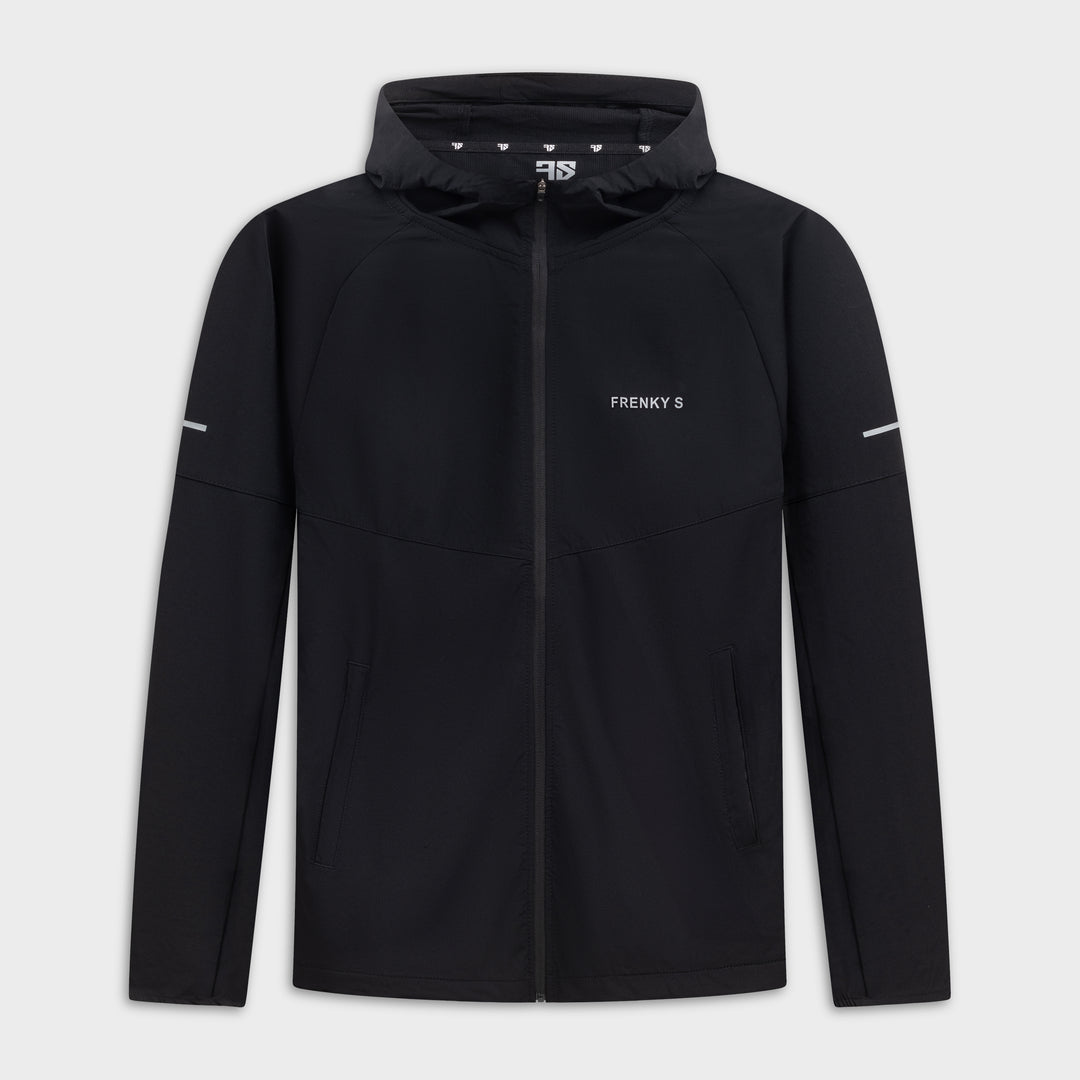 Heren trainingsjack zwart Active suit Frenky S