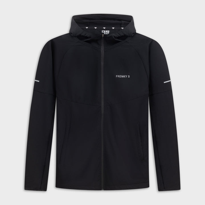 Heren trainingsjack zwart Active suit Frenky S