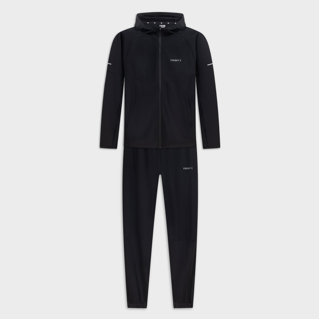 Heren trainingspak zwart Active suit Frenky S, jacket en pants
