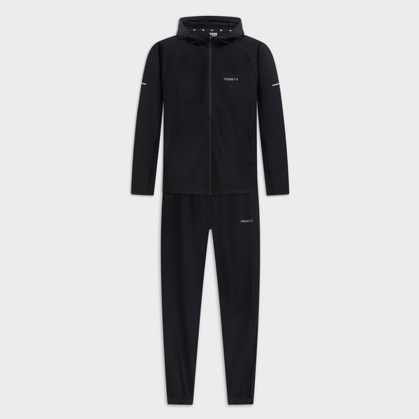 Heren trainingspak zwart Active suit Frenky S, jacket en pants