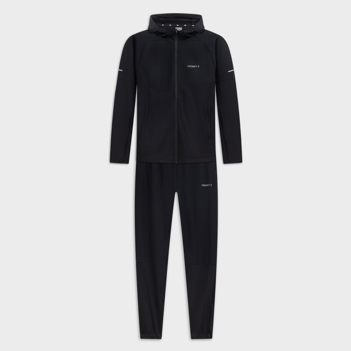 Heren trainingspak zwart Active suit Frenky S, jacket en pants