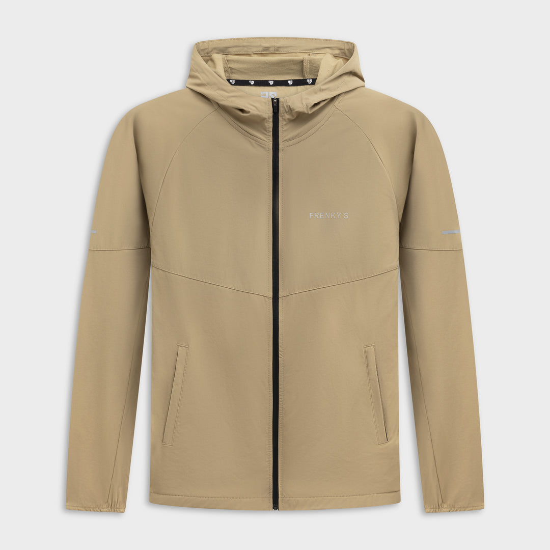 Heren trainingsjack beige Active suit Frenky S