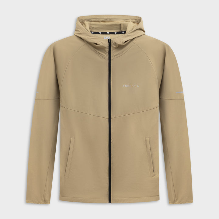 Heren trainingsjack beige Active suit Frenky S