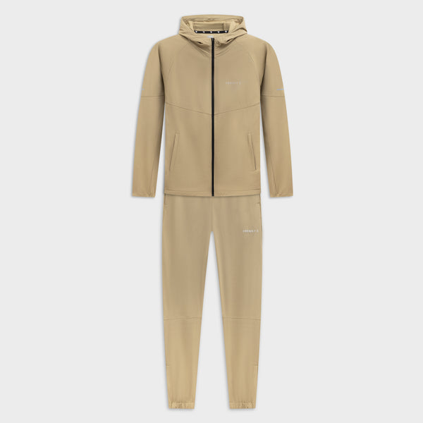 Heren trainingspak beige Active suit Frenky S, jacket en pants