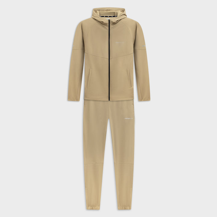 Heren trainingspak beige Active suit Frenky S, jacket en pants