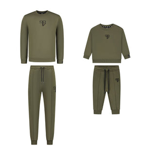 NEVIO Tracksuit | army groen - VADER & ZOON