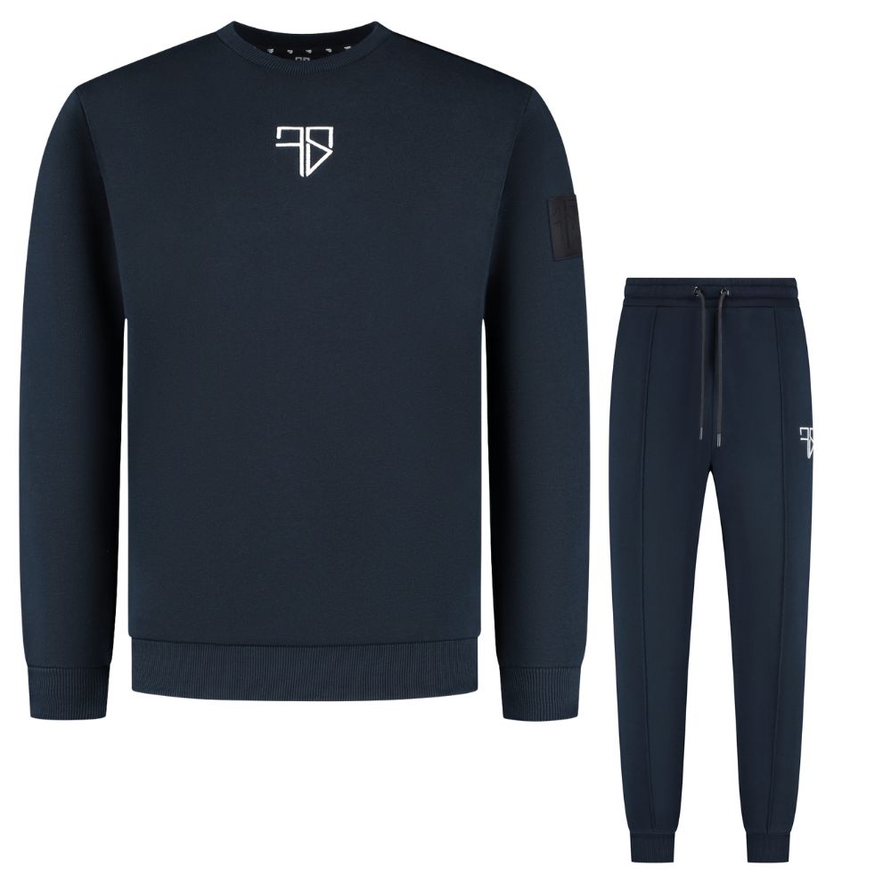 navy blauw heren joggingspak voor mannen