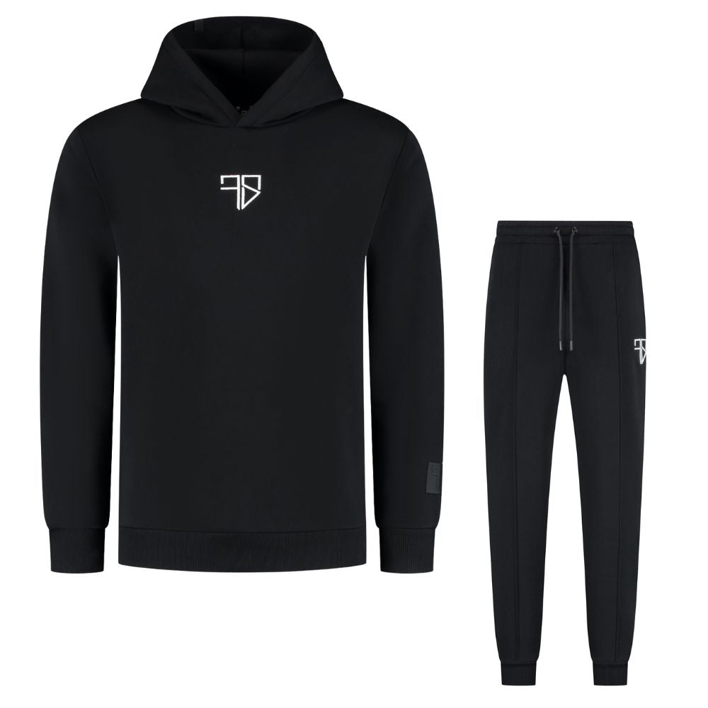 zwart heren trainingspak met capuchon