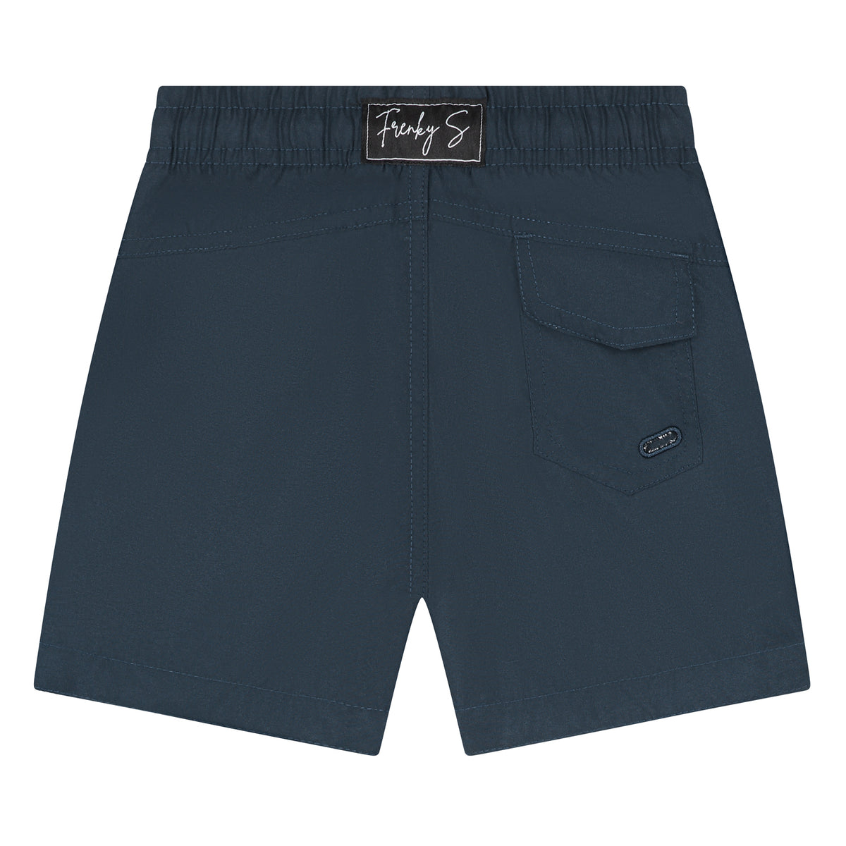 Samui kids navy zwembroek detail stof close-up