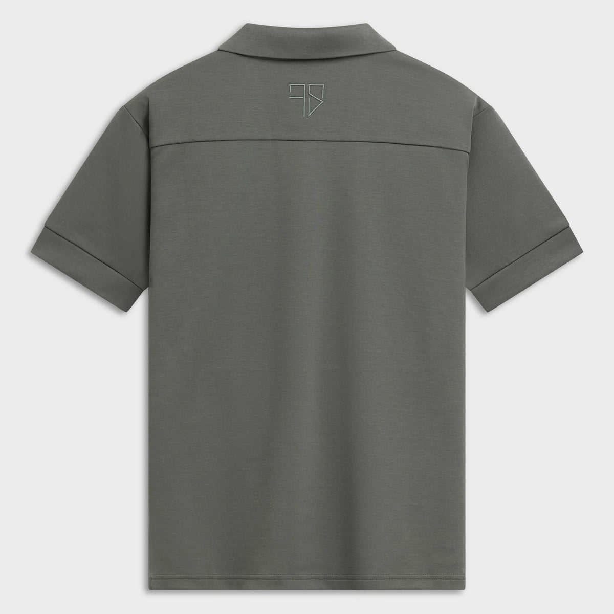 Detail logo-patch borst groene SCUBA polo heren Frenky S