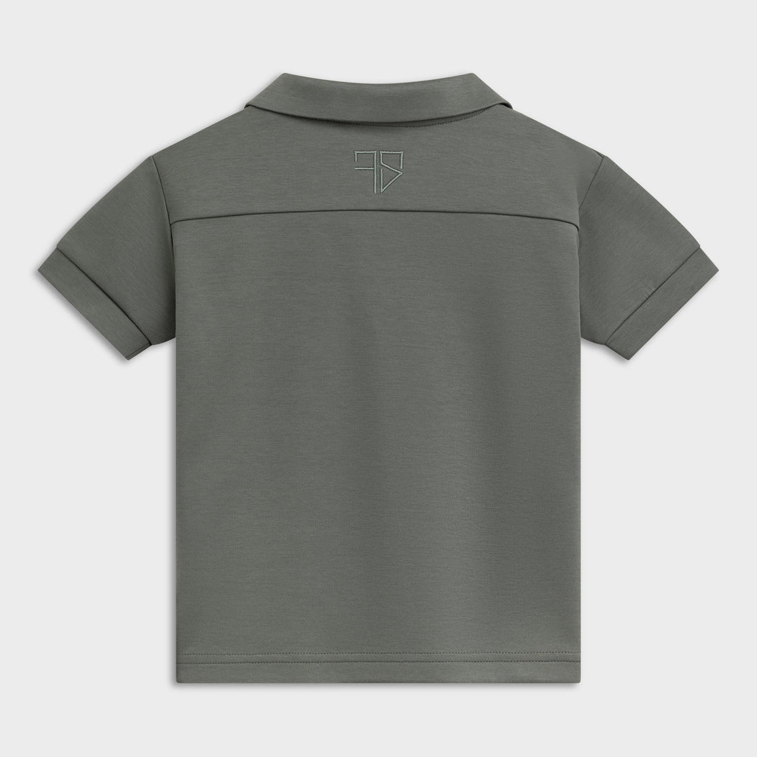 Groene scuba polo kids detail