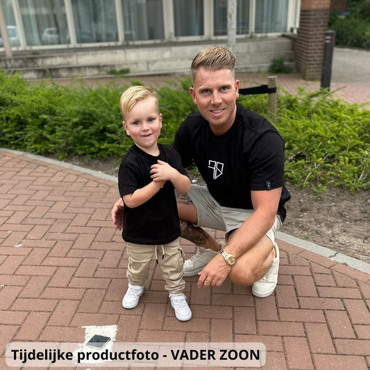 vader en zoon t-shirt twinning