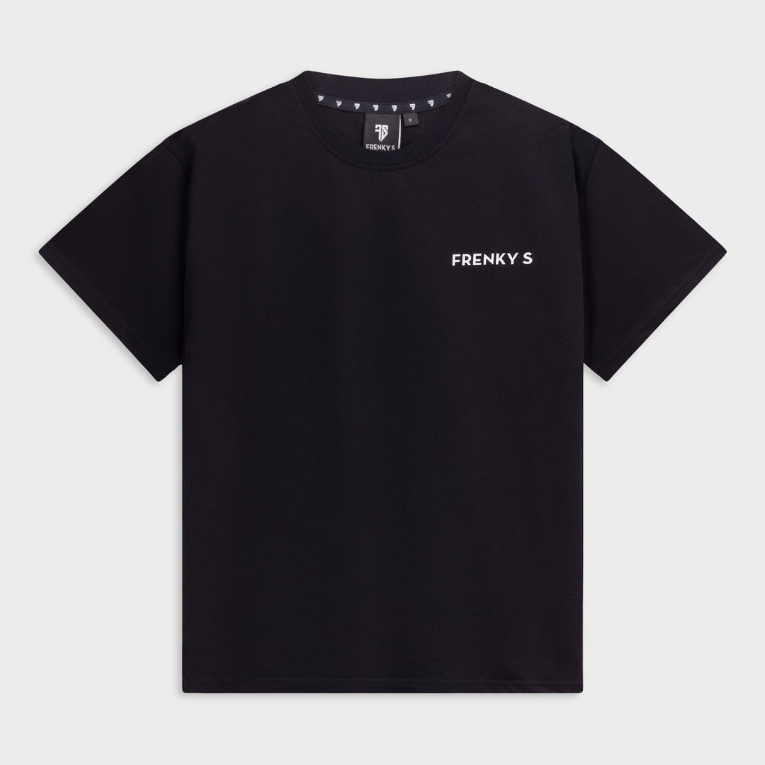 Zwart TRAVEL t-shirt kids voorzijde