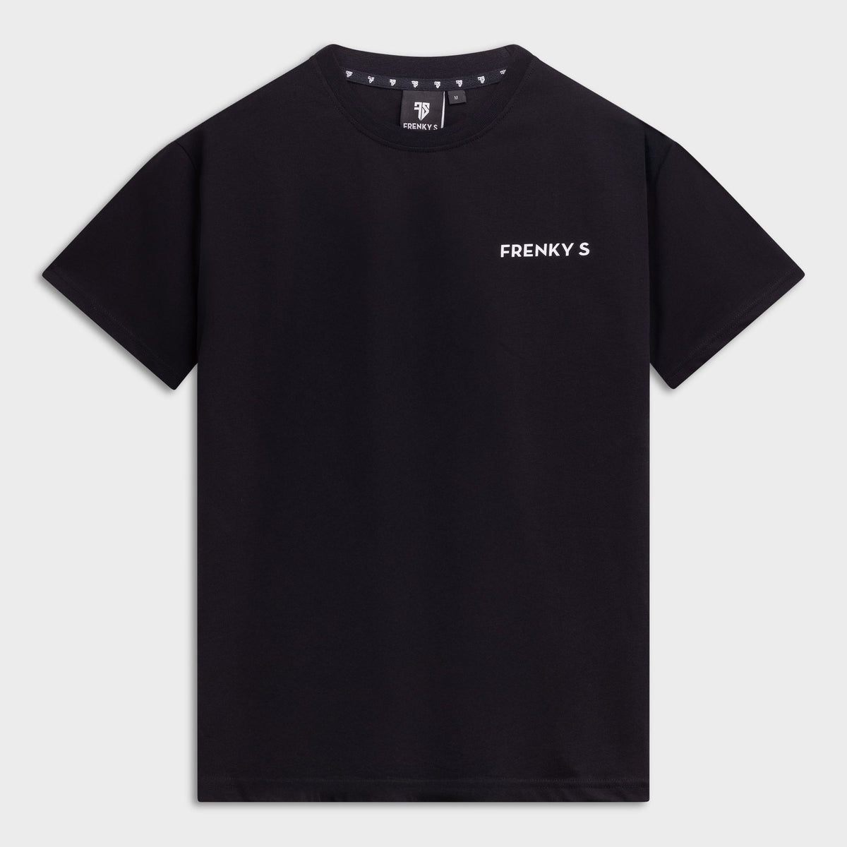 Zwart TRAVEL t-shirt rugprint