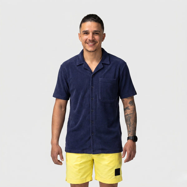 Bali-Hemd | Marineblau - Herren