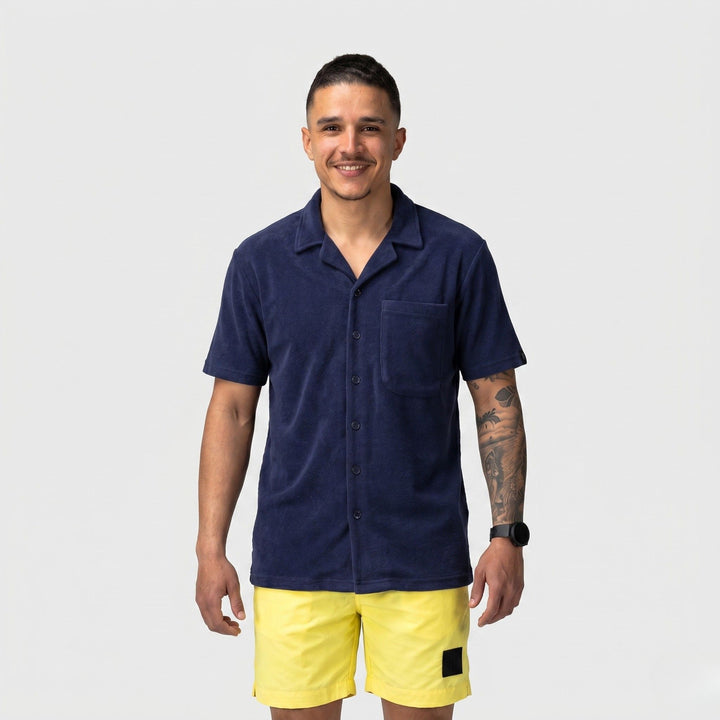 Bali-Hemd | Marineblau - Herren
