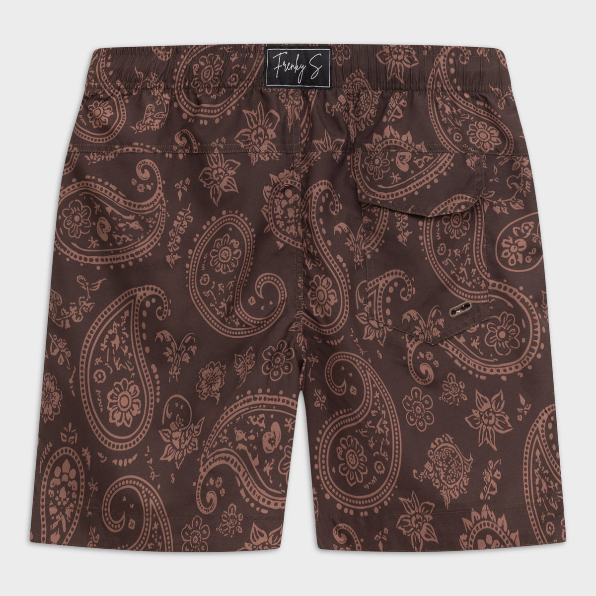 Samui batic bruin heren zwembroek limited edition zijkant