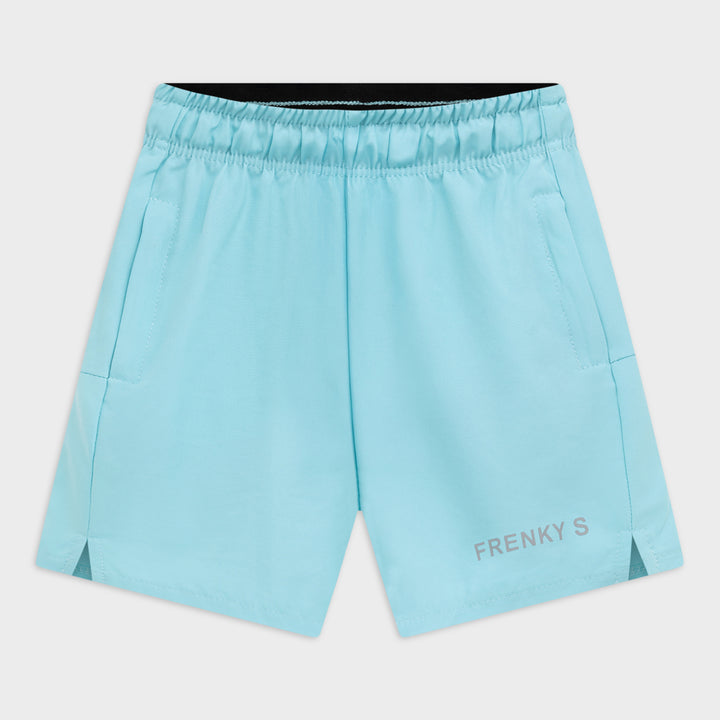 Active t-shirt + short | blauw - KIDS