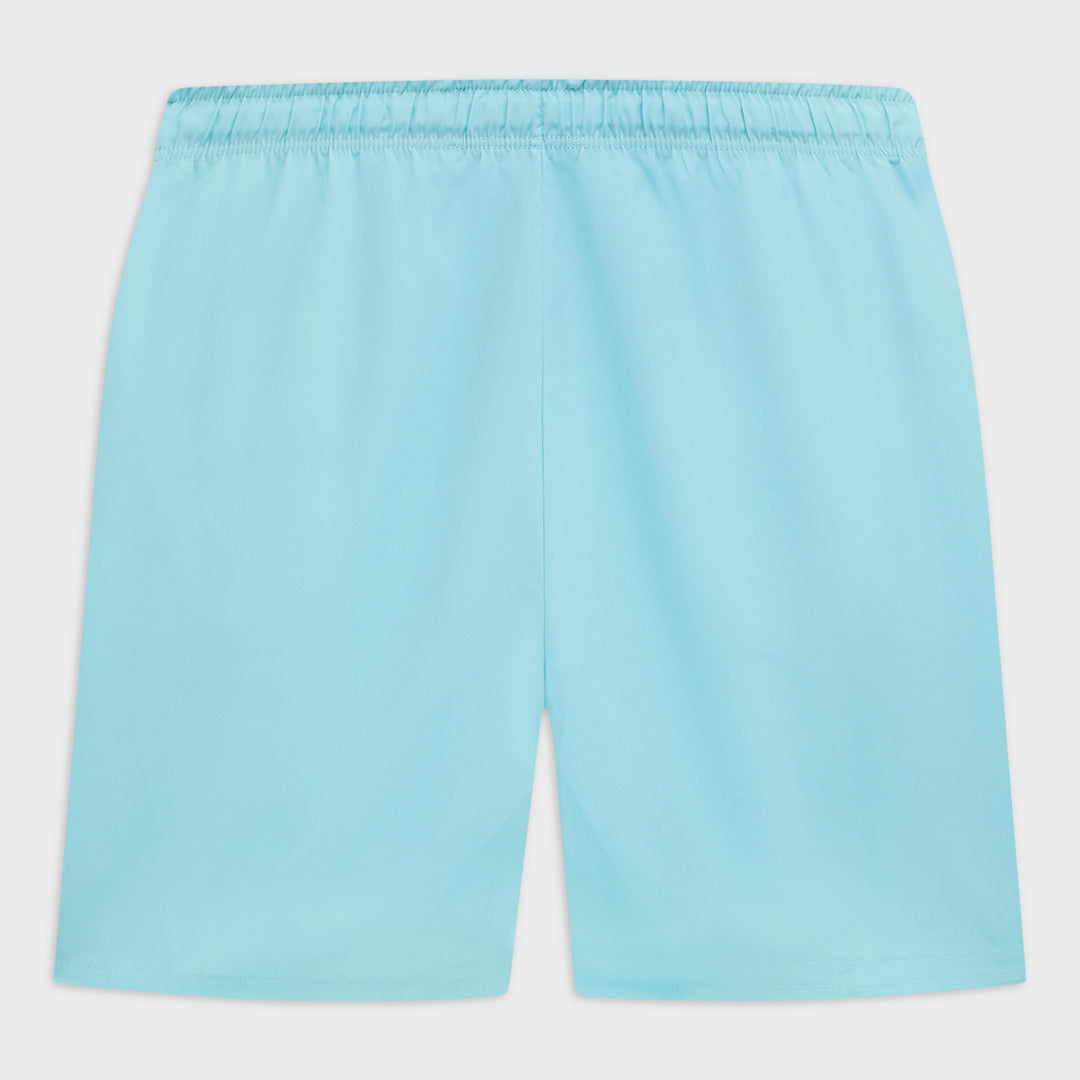 Blauwe heren Active short, achteraanzicht