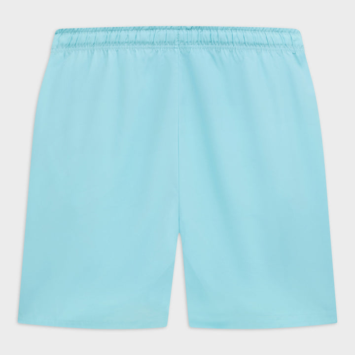 Blauwe heren Active short, achteraanzicht