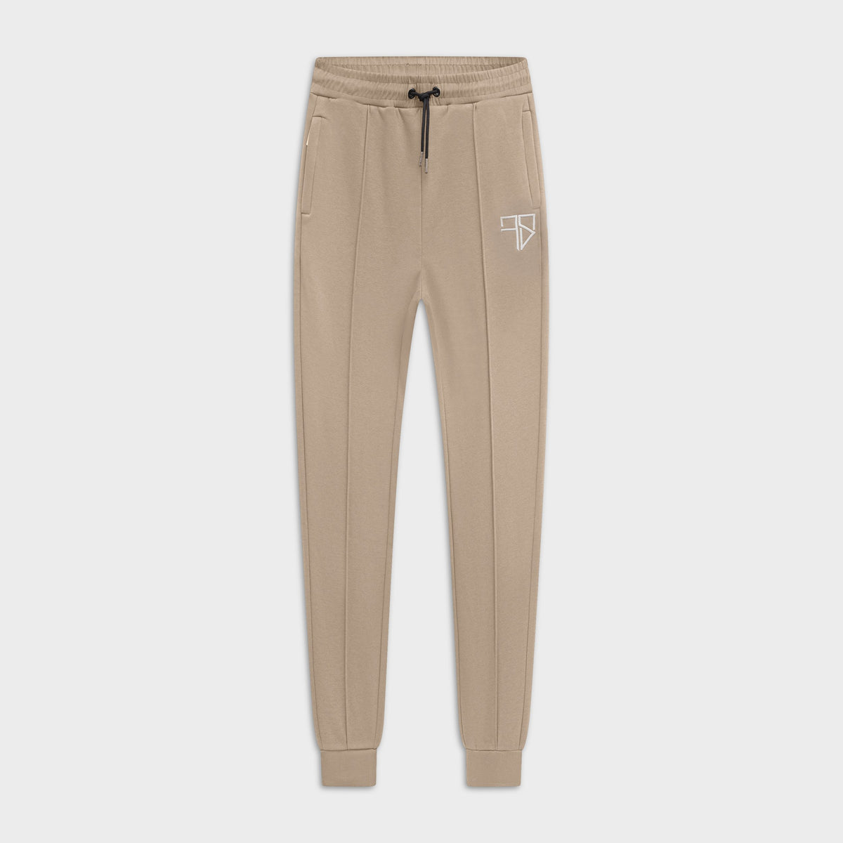 Enzo Tracksuit pants beige heren, katoenen joggingbroek van Frenky S