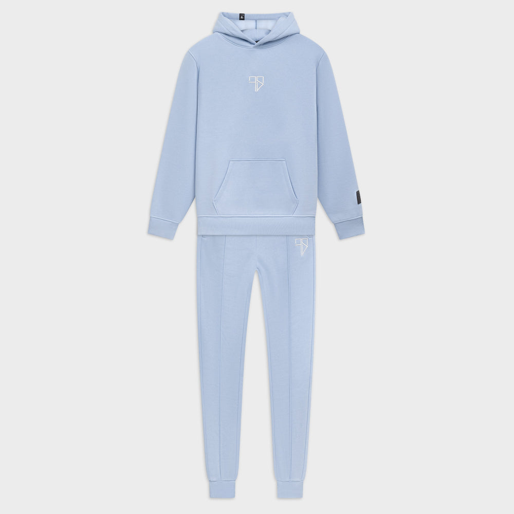 Heren Enzo Tracksuit lichtblauw: trainingspak met capuchon (hoodie en pants) van Frenky S